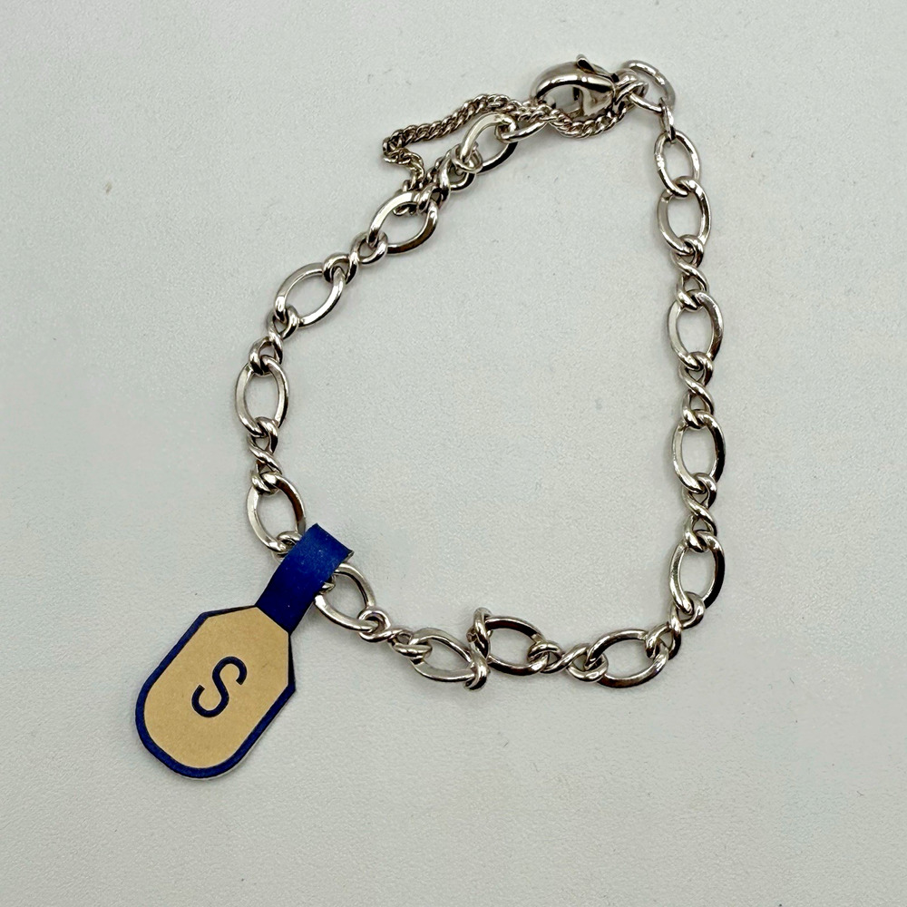 NWT JAMES AVERY Sterling Silver 925 Twisted Link Charm Bracelet - Size Small 6"